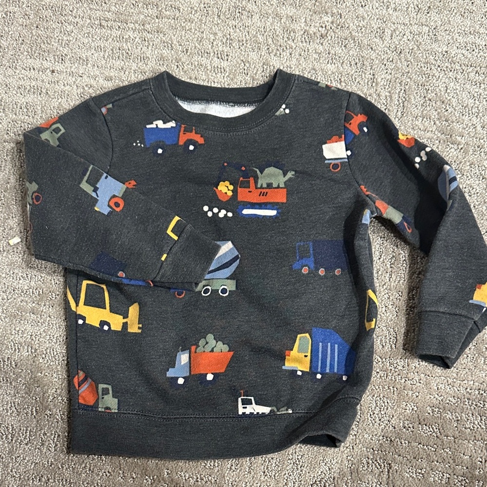 Garanimals Dark Gray Construction Sweatshirt
